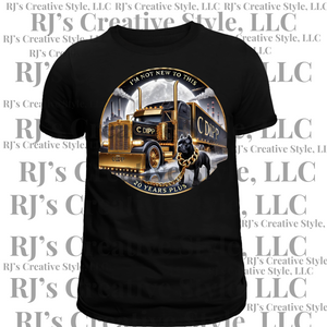 The Trucker and His Bully Tee Shirt Tops | RJ's Creative Style, LLC