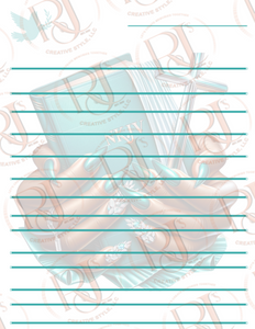 Printable Teal Prayer Journal