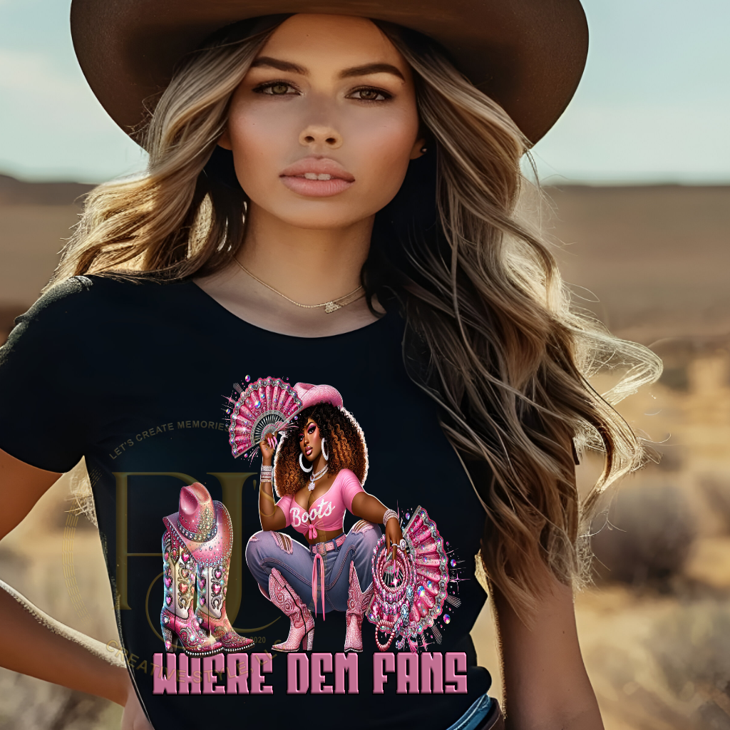Boots Fans & a Whole Baddie Vibe | RJ’s Creative Style LLC Tops