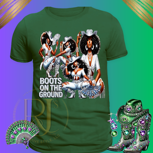 Boots On The Ground Talk Western to Me | RJ’s Creative Style LLC S / dark green / Short Tops