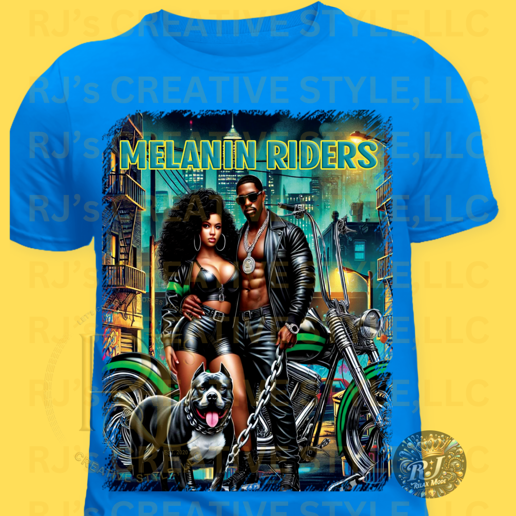 Melanin T- Shirt Riders Tops