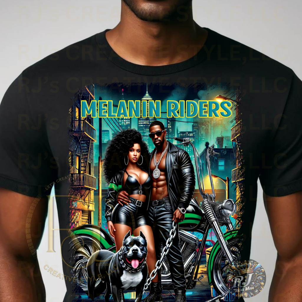 Melanin T- Shirt Riders Tops