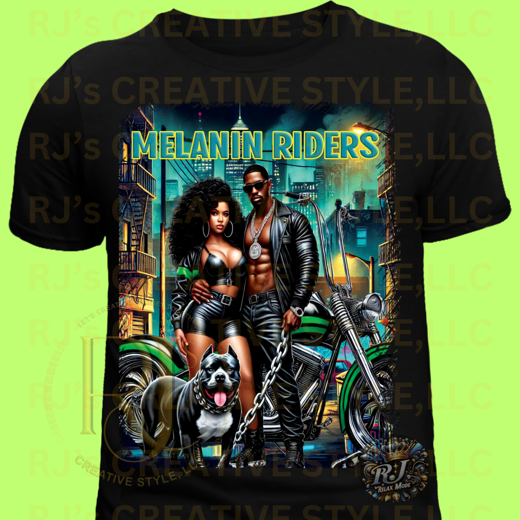 Melanin T- Shirt Riders Tops