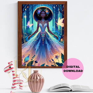 Wall Art For Little Girls-Princess Layaah Printable