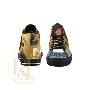 All Things Logo High Top Women Shoes | Rjs Creative Style Llc