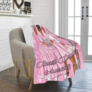 Breast Cancer Awareness Blanket Ultra-Soft Micro Fleece | Rjs Creative Style Llc 40X50