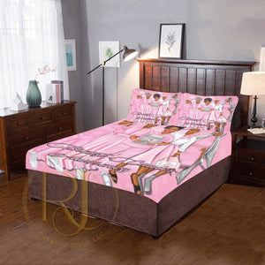 Breast Cancer Awarness 3-Piece Bedding Set | Rjs Creative Style Llc