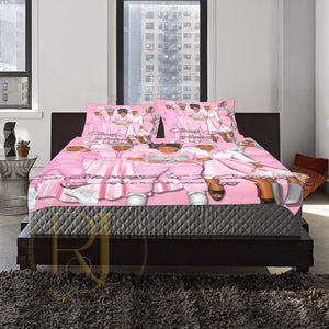 Breast Cancer Awarness 3-Piece Bedding Set | Rjs Creative Style Llc