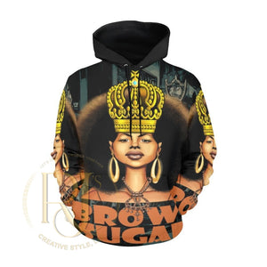 Brown Sugar 4 Queen Hoodie All Over Print Hoodie S / Black For Men (H13)