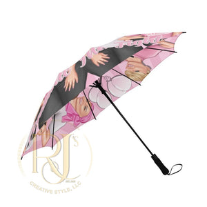 Continue The Fright Umbrella Semi-Automatic Foldable Umbrella | Rjs Creative Style Llc