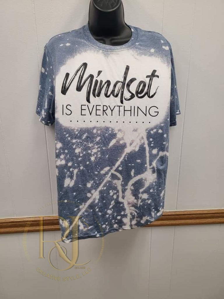 Mindset Bleached Tee | Rjs Creative Style Llc